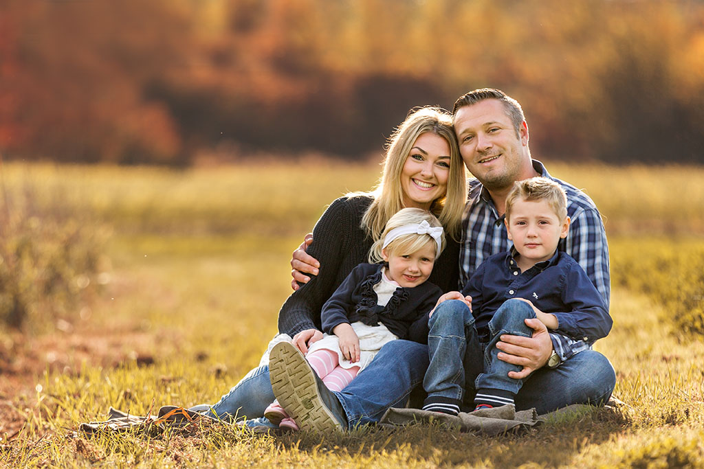 Moderne Familienportraits in Asten bei Linz